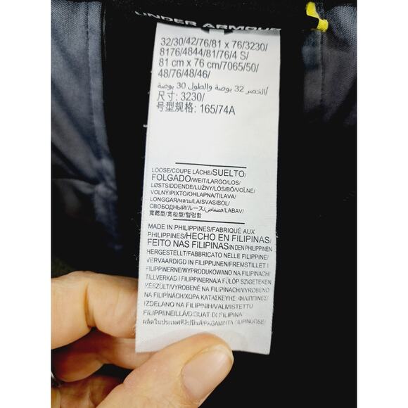 Under Armour Men's Black Loose Fit Athletic Pants In Size 30X30 - Picture 5 of 6